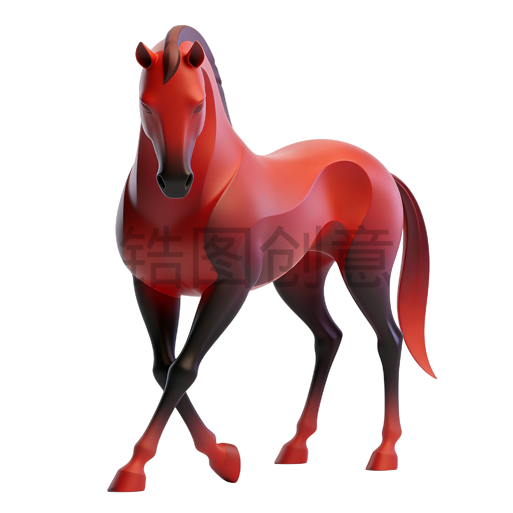 2026年马年3d马元素