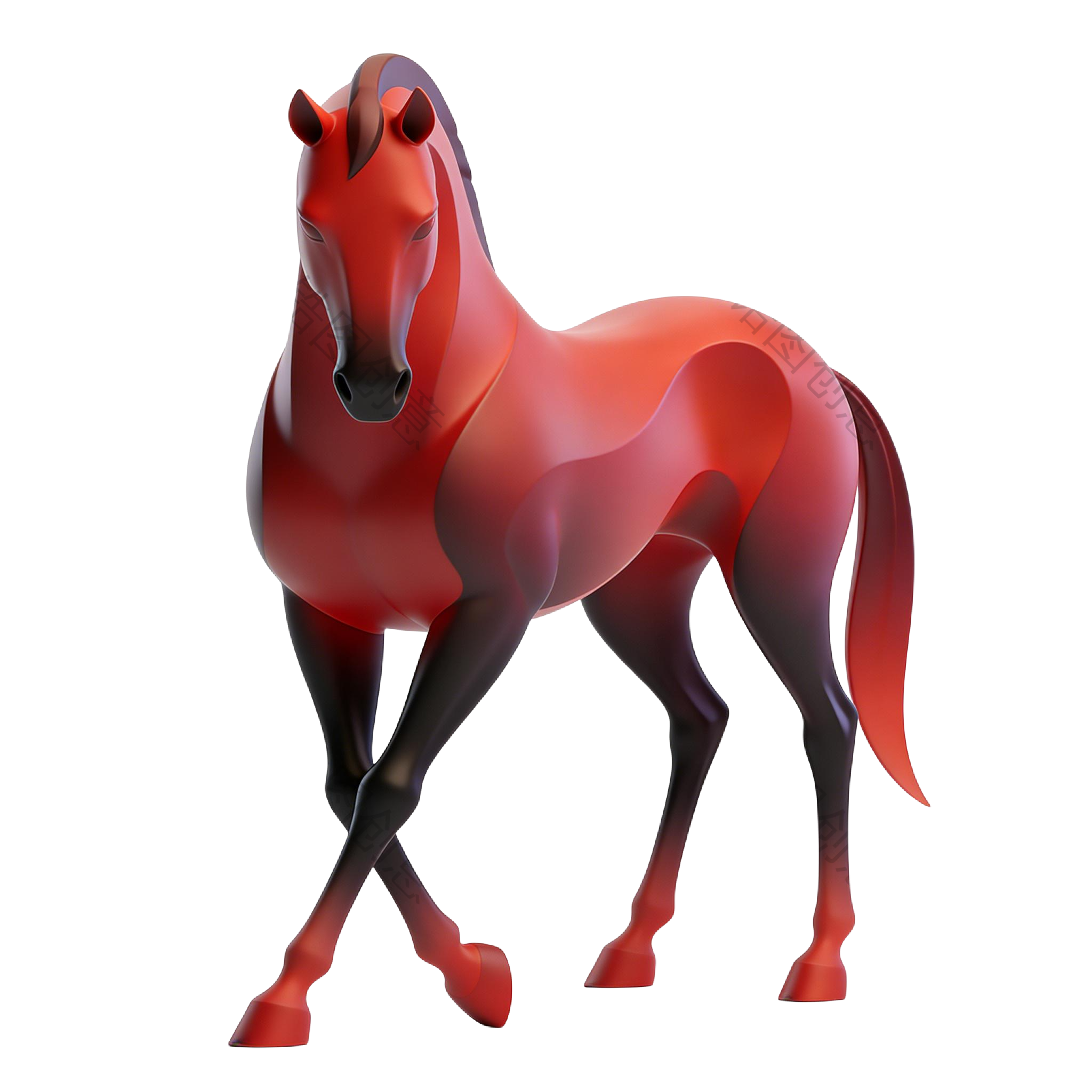 2026年马年3d马元素