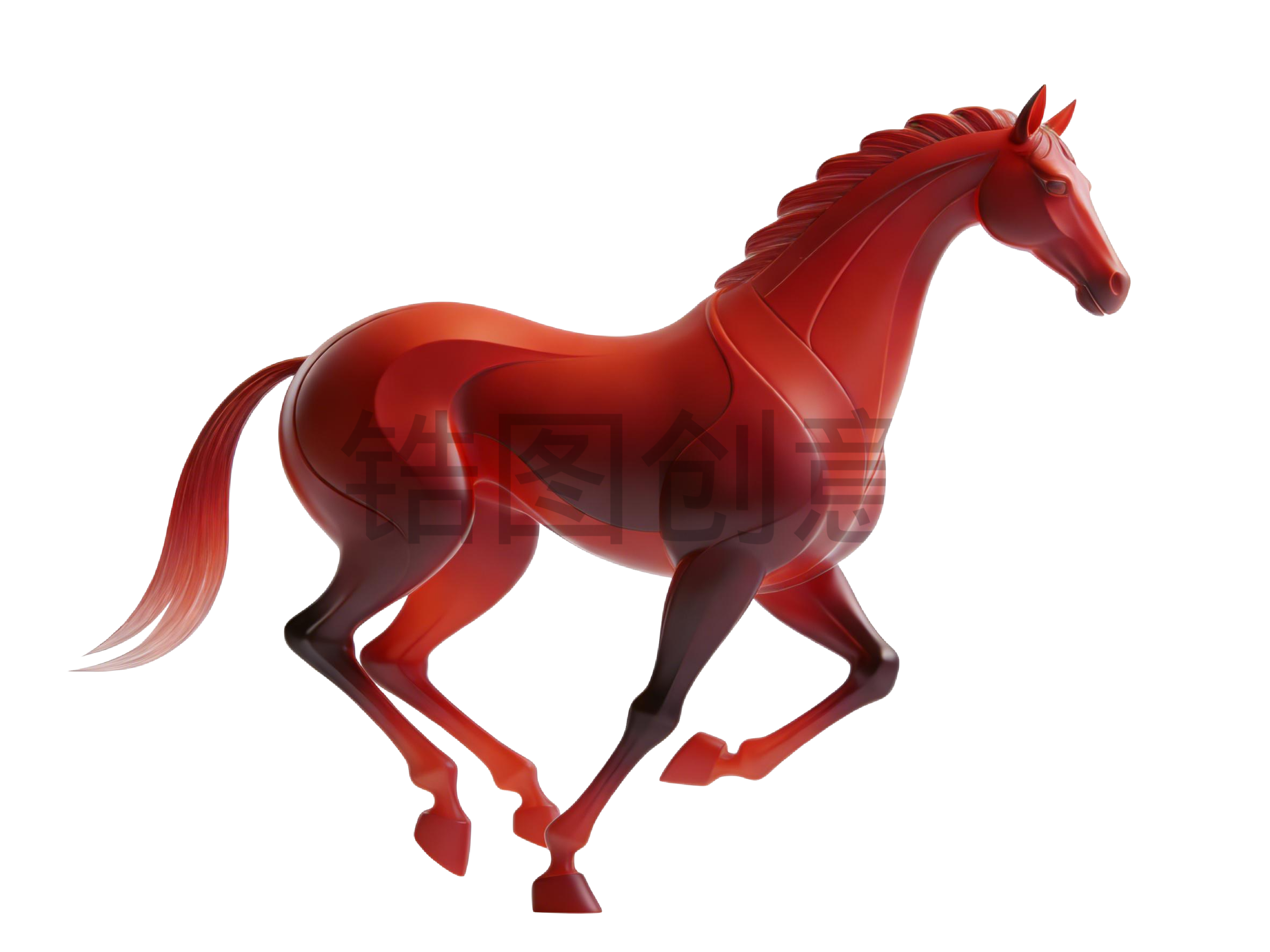 2026年马年奇幻生肖3d马元素