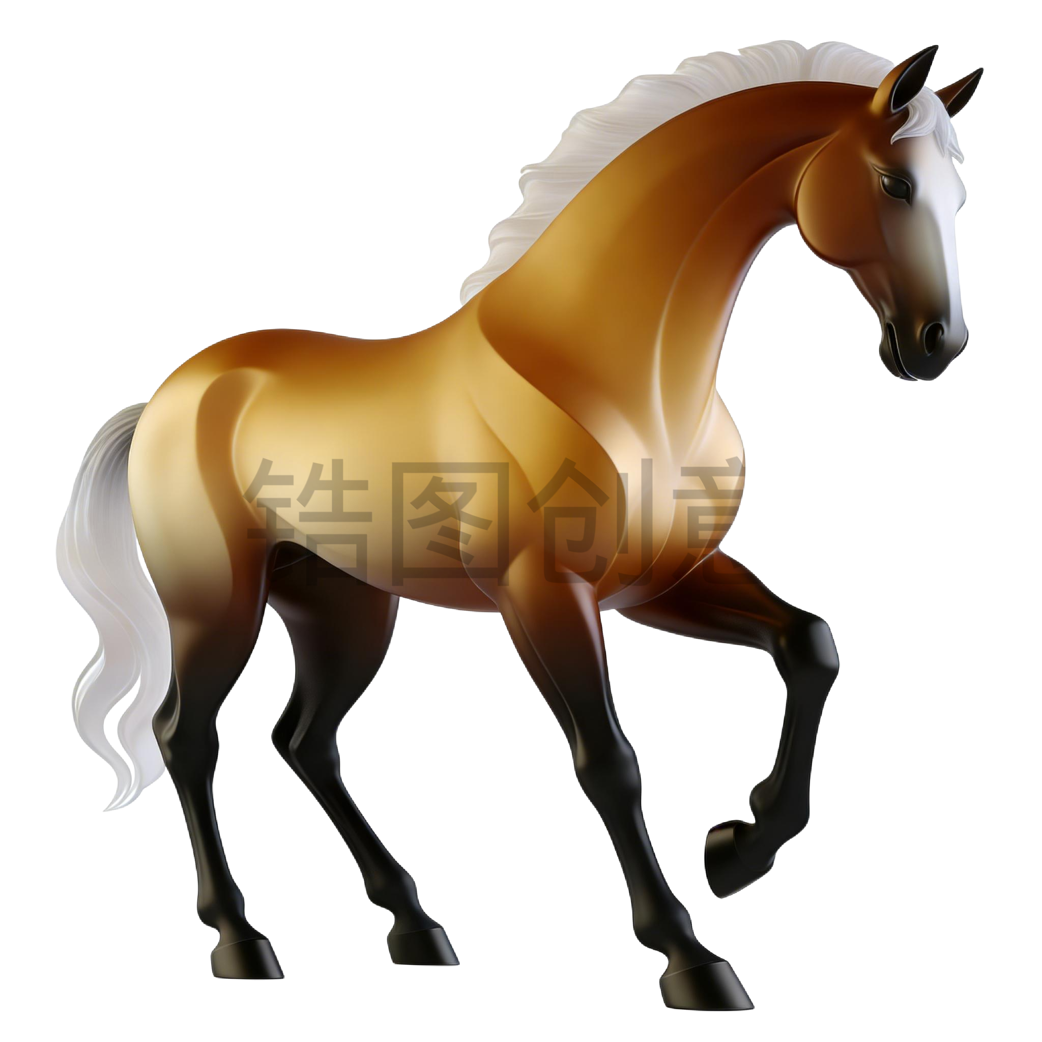 2026年马年创意3d马元素