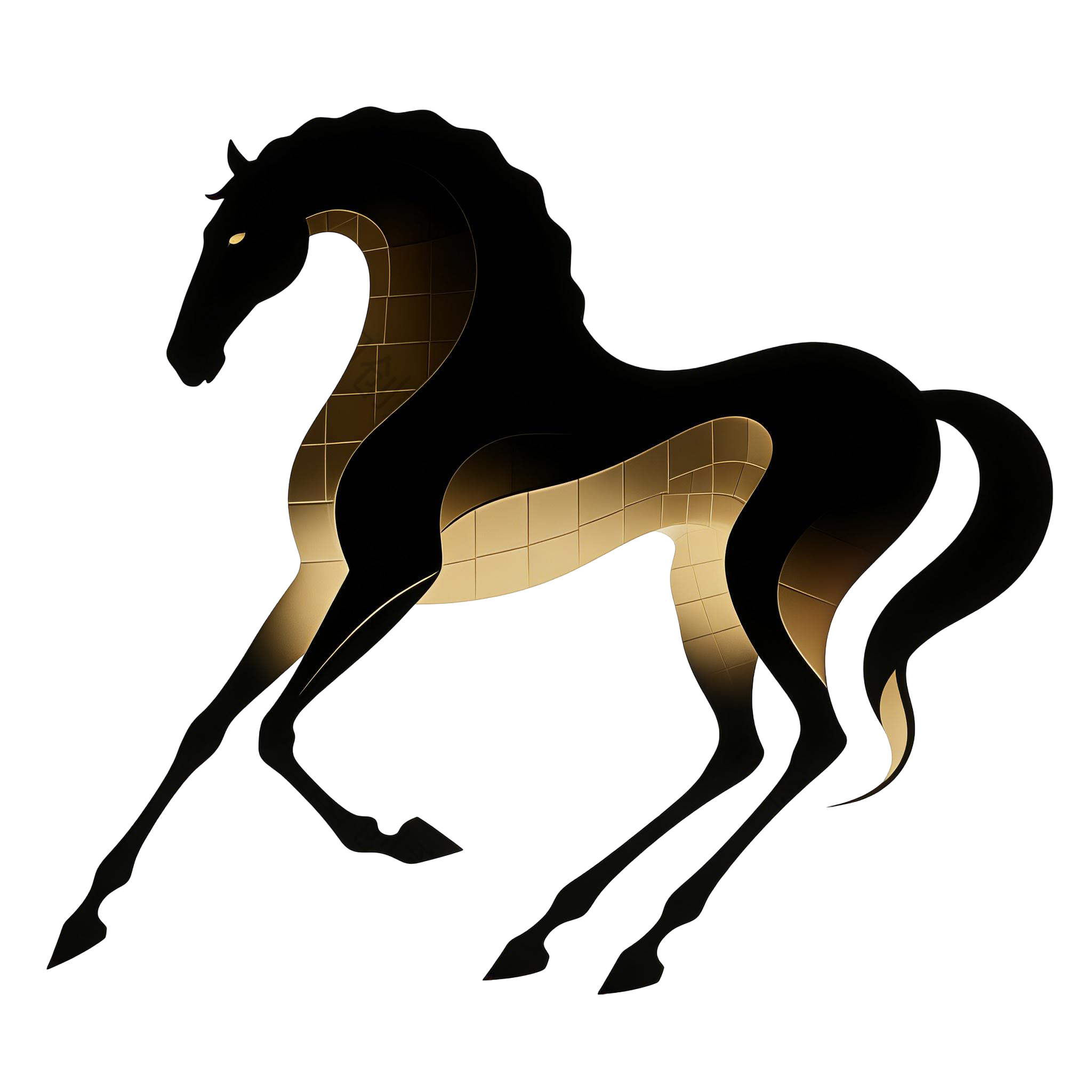 2026年马年创意3d马元素