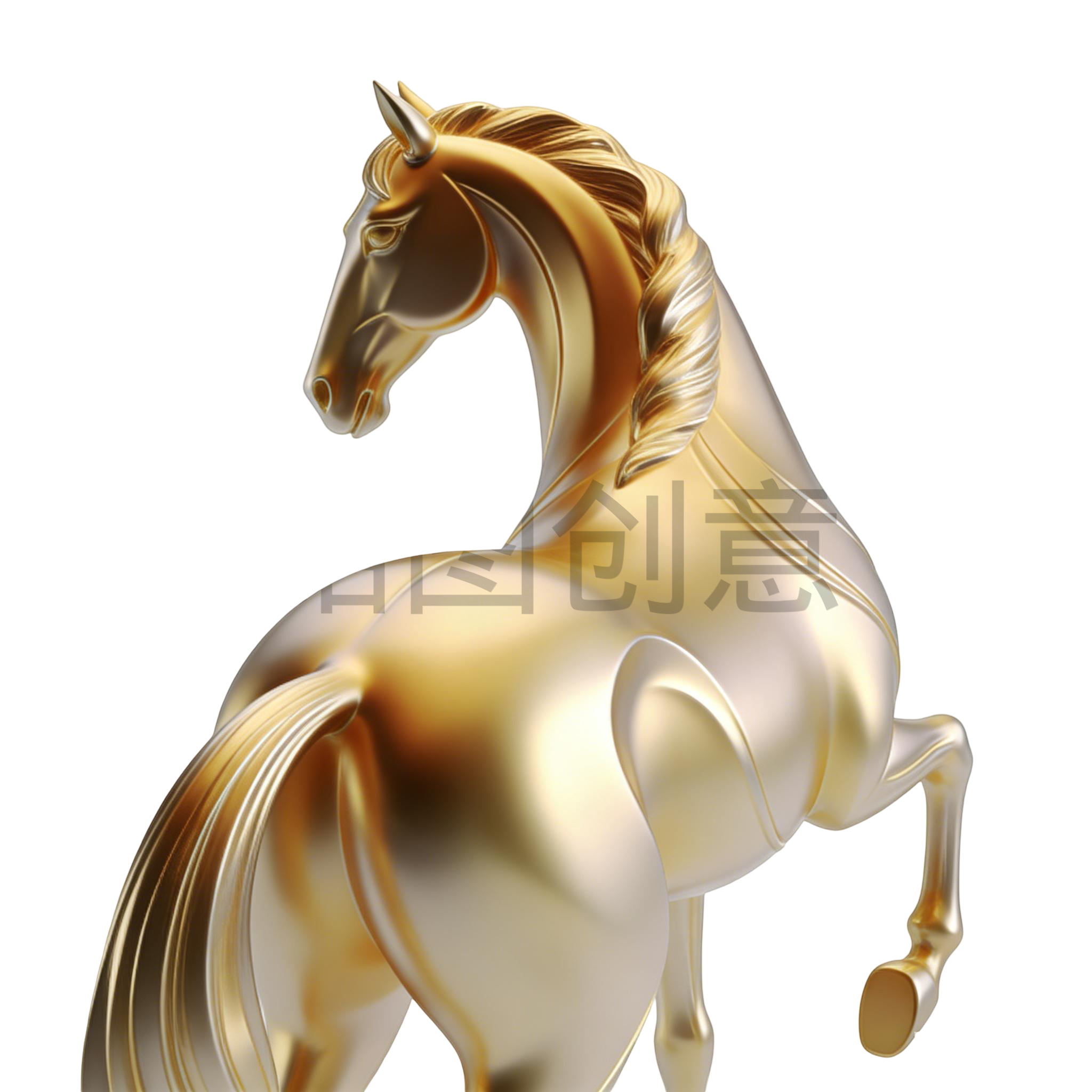 2026年马年创意3d马元素