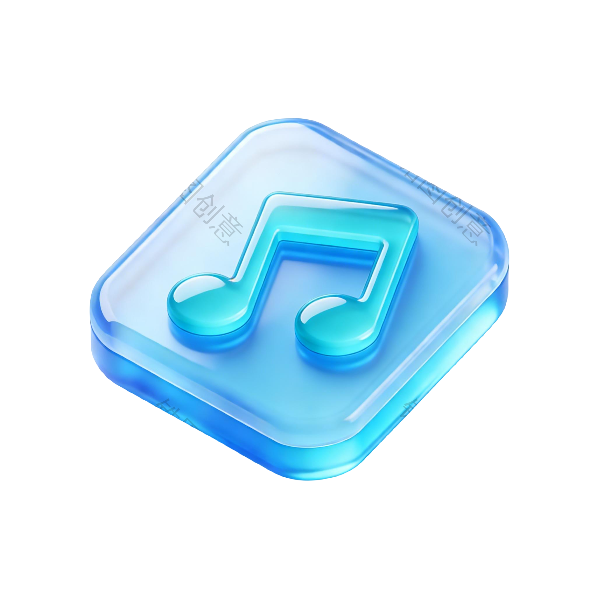 3D图标icon音乐元素