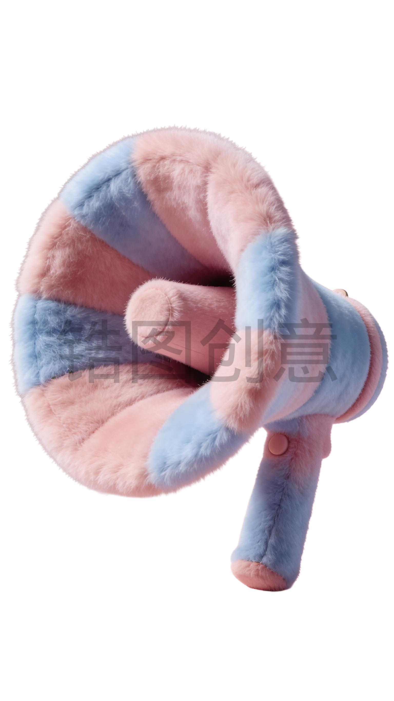 3d毛茸茸质感卡通促销装饰礼盒元素