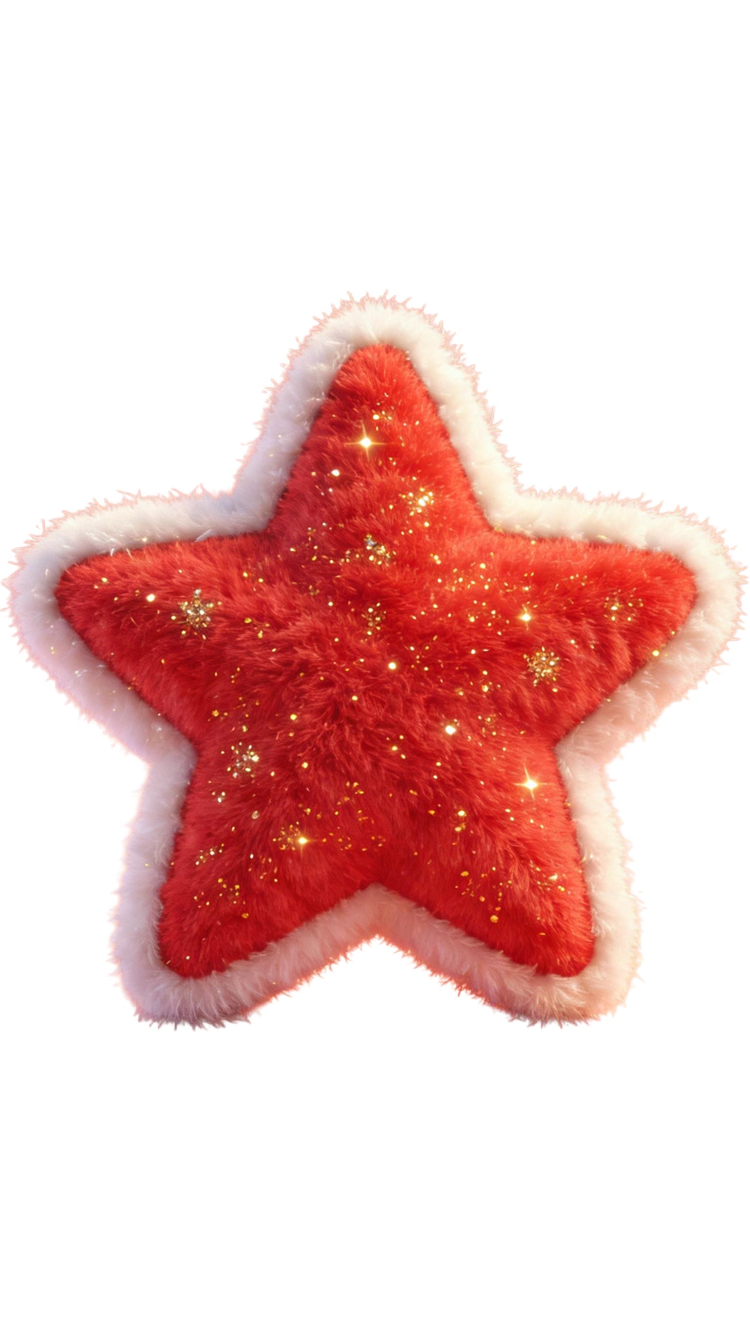 3d毛茸茸质感卡通促销装饰五角星元素