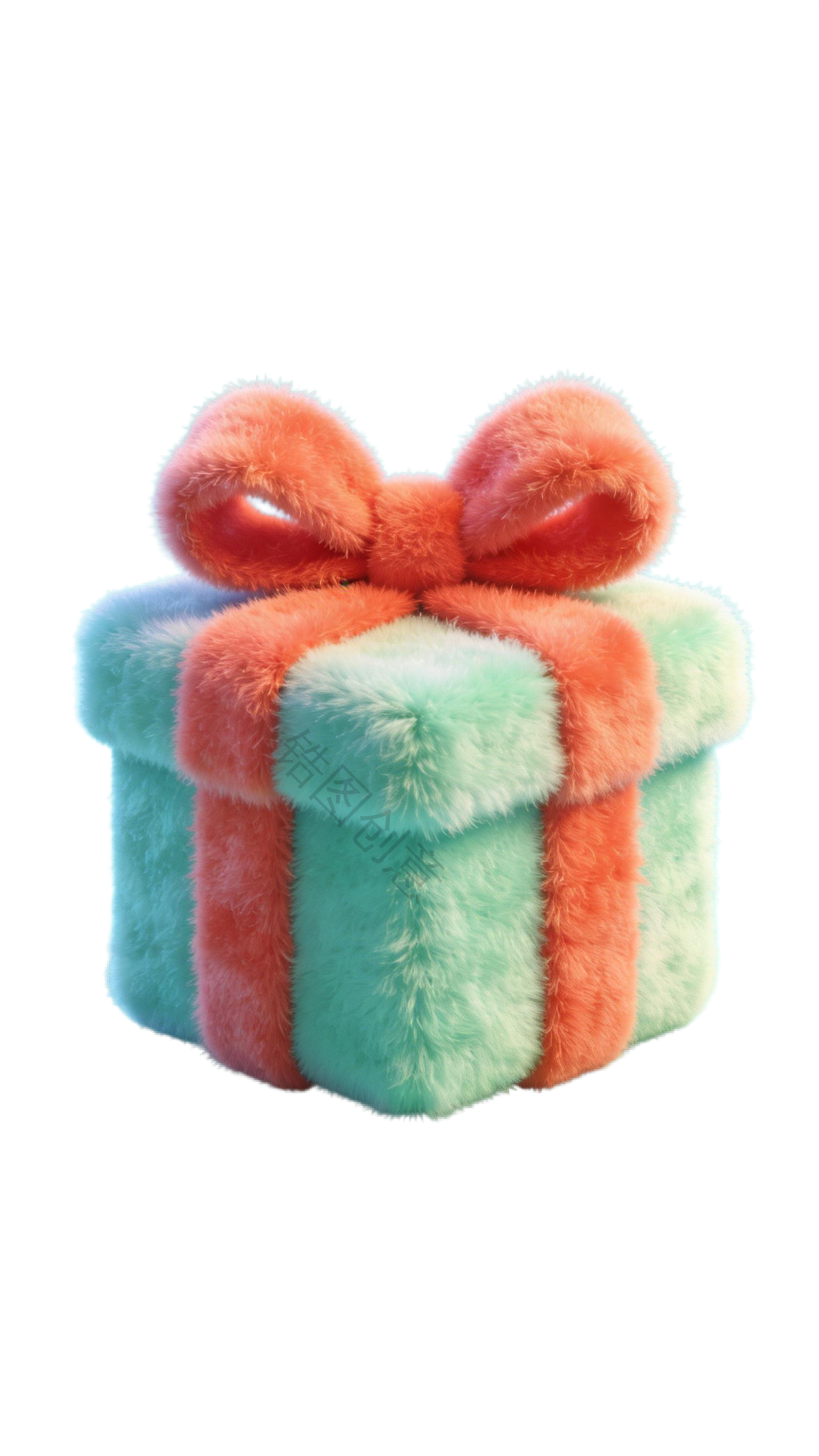 3d毛绒质感促销礼物元素