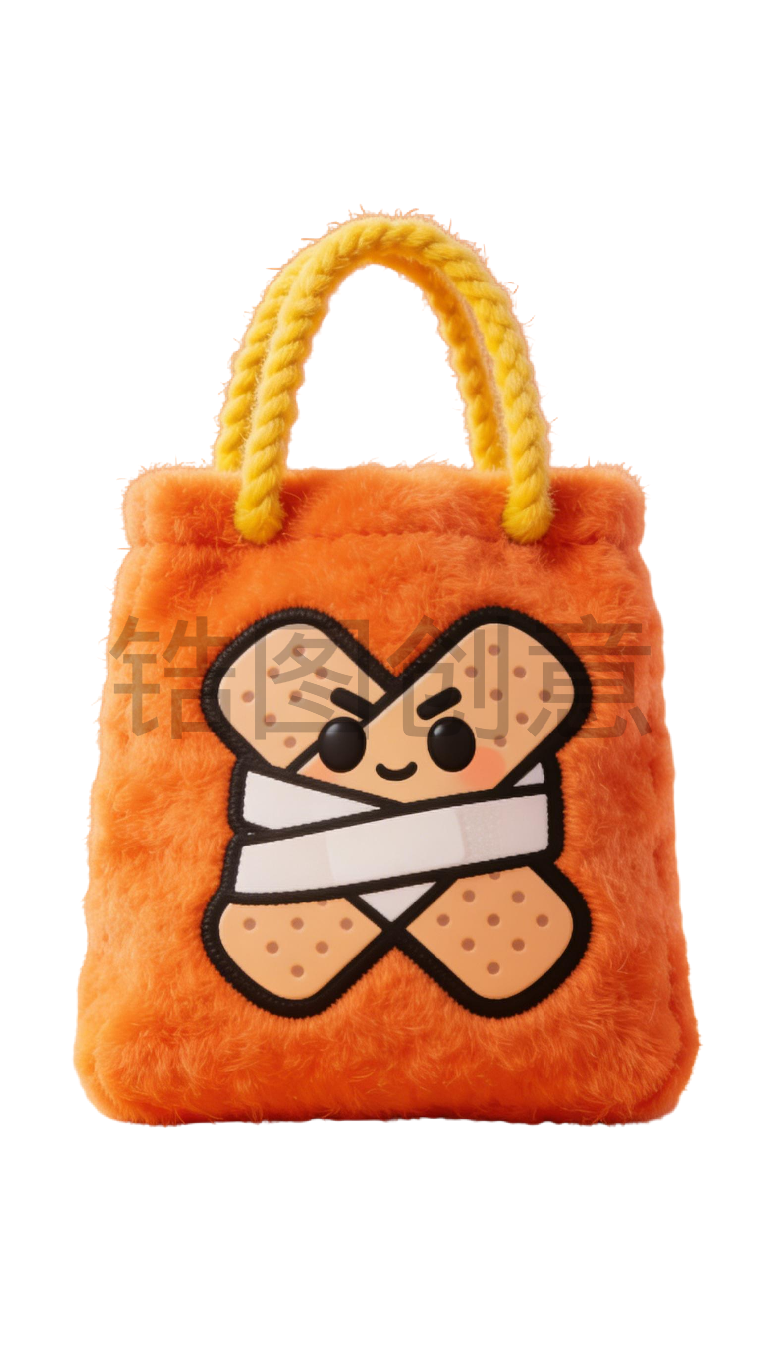 3d毛茸茸质感可爱卡通促销装饰礼盒元素