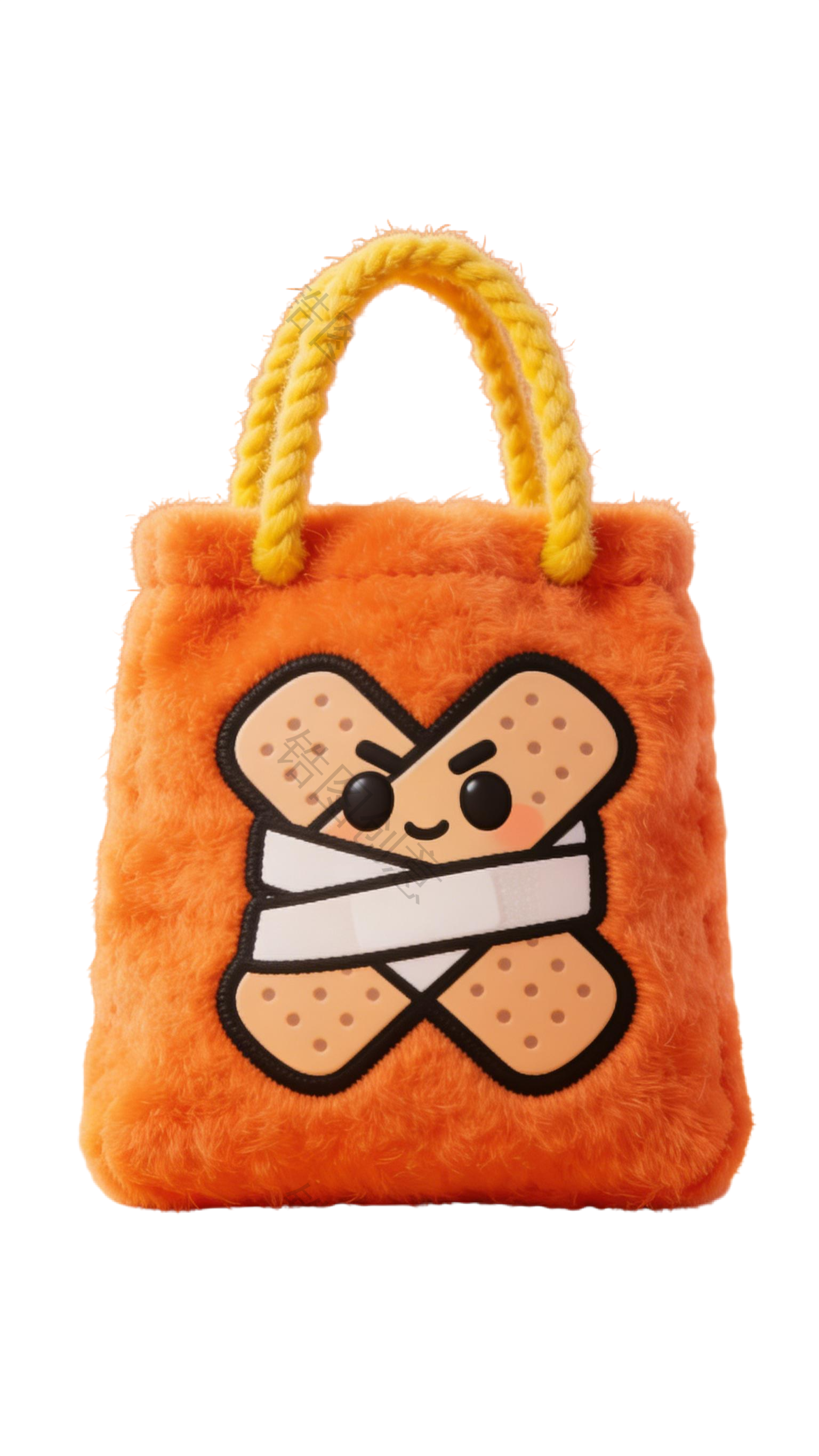 3d毛茸茸质感可爱卡通促销装饰礼盒元素