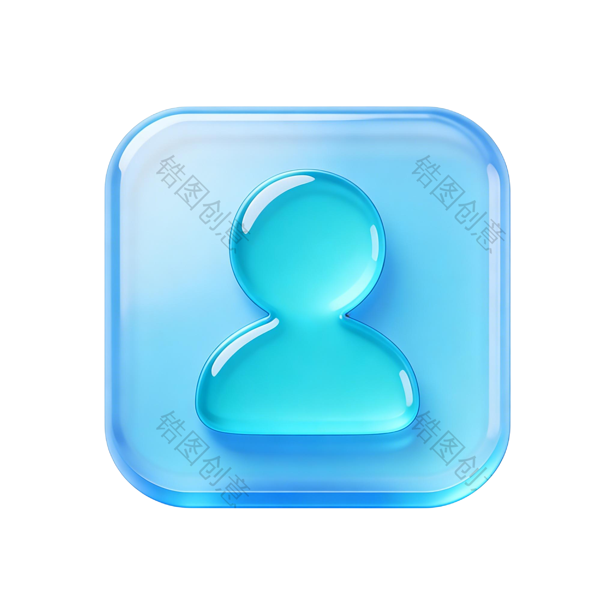 3D图标icon通讯录ui元素