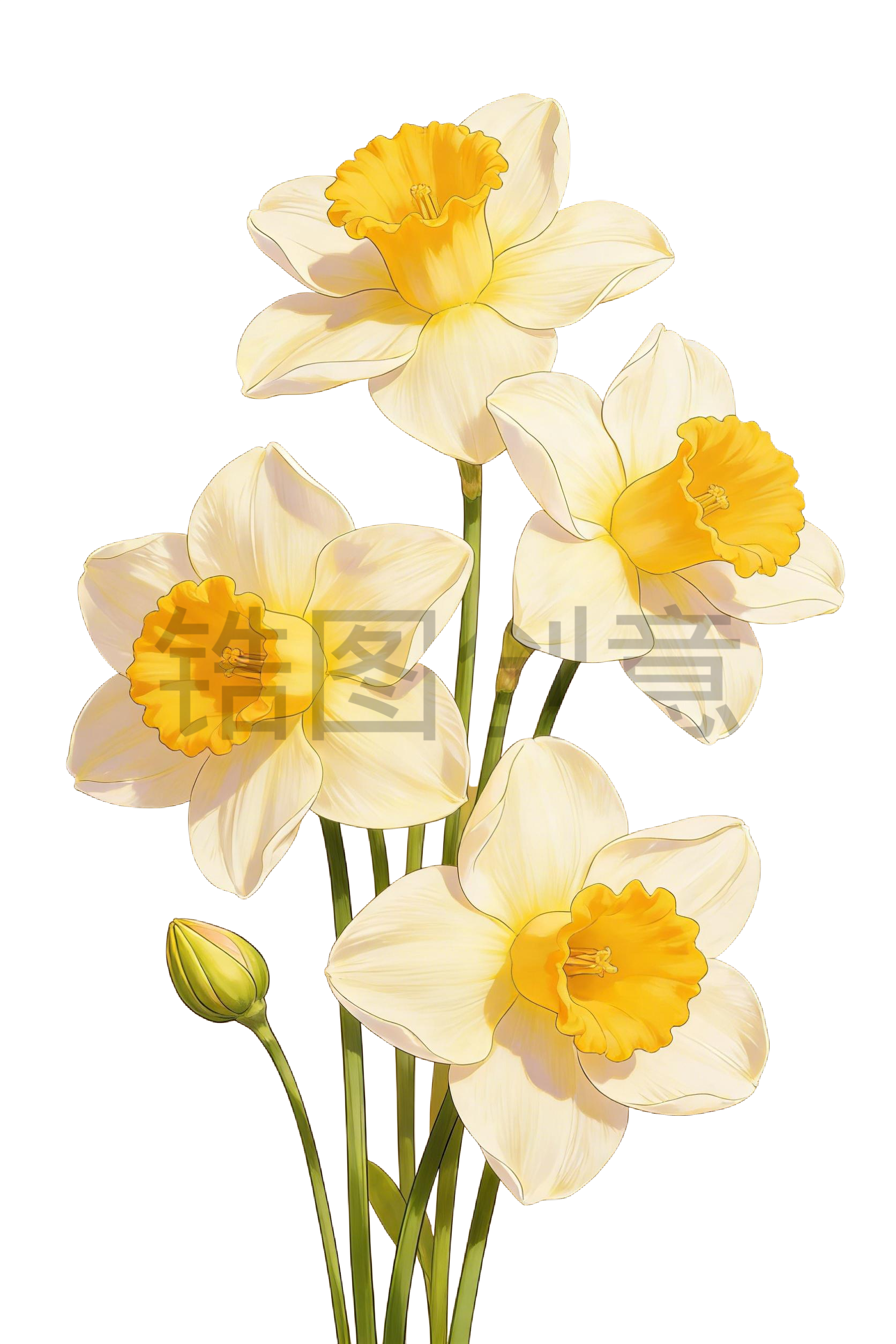 植物系列花卉插画元素