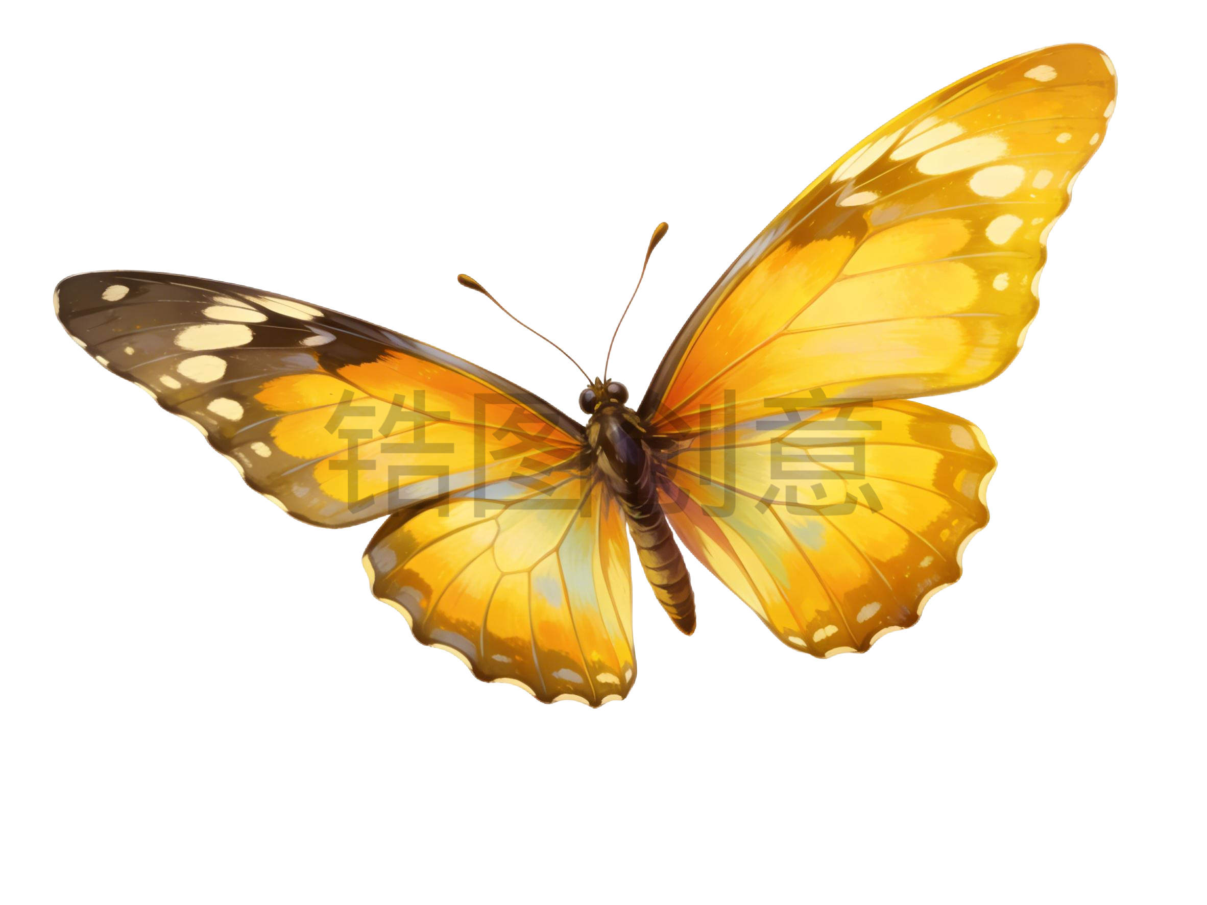 蝴蝶插画元素