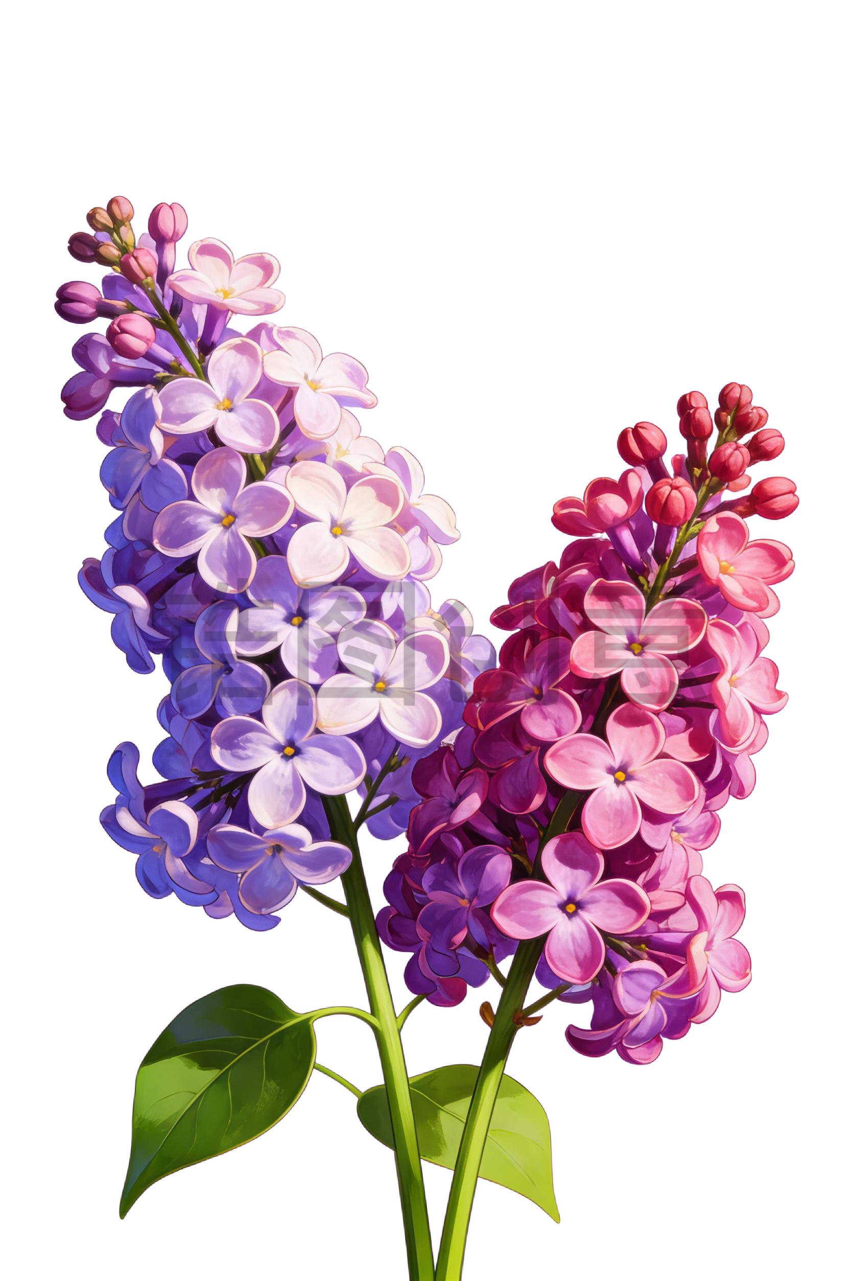 春天花卉插画元素