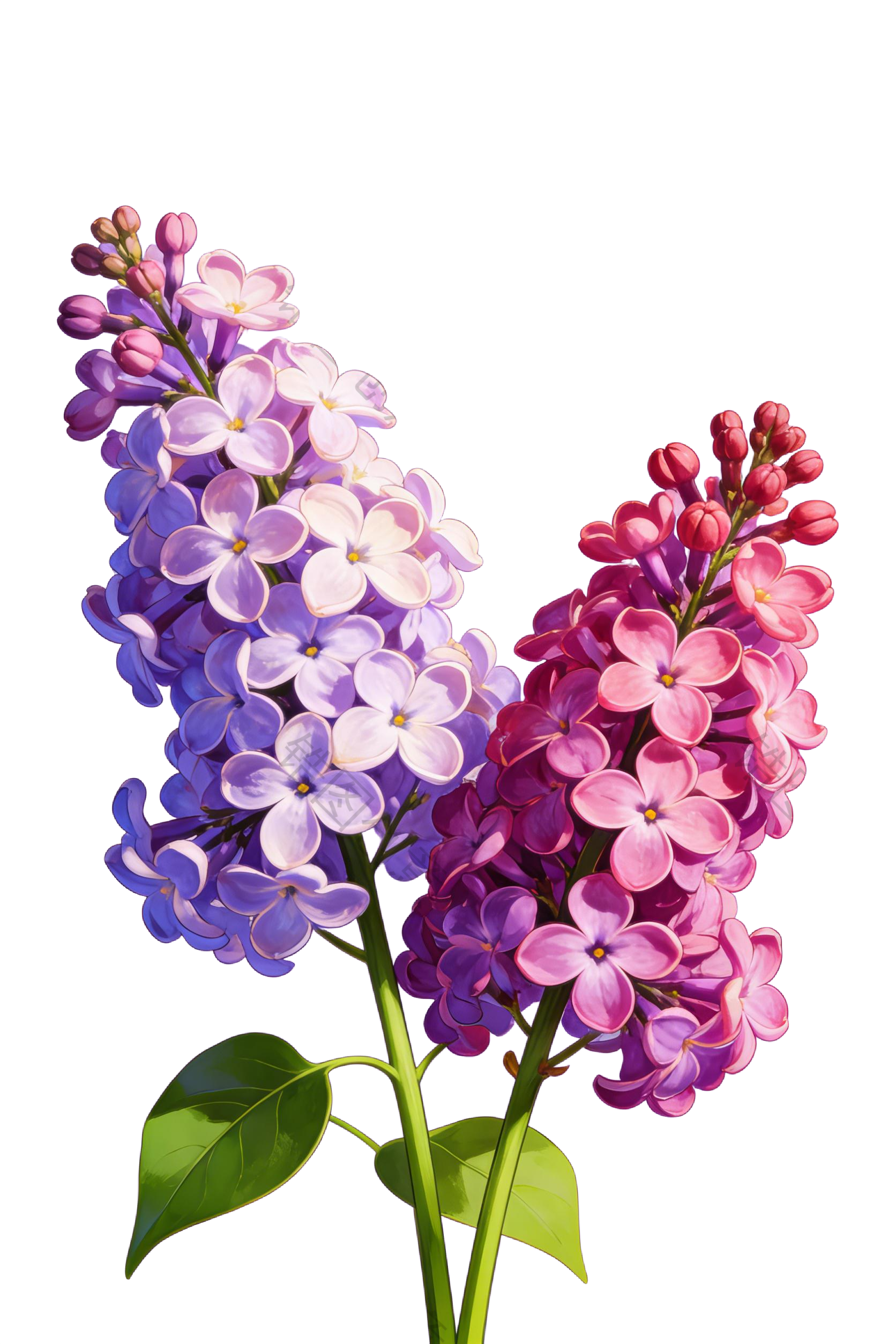 春天花卉插画元素