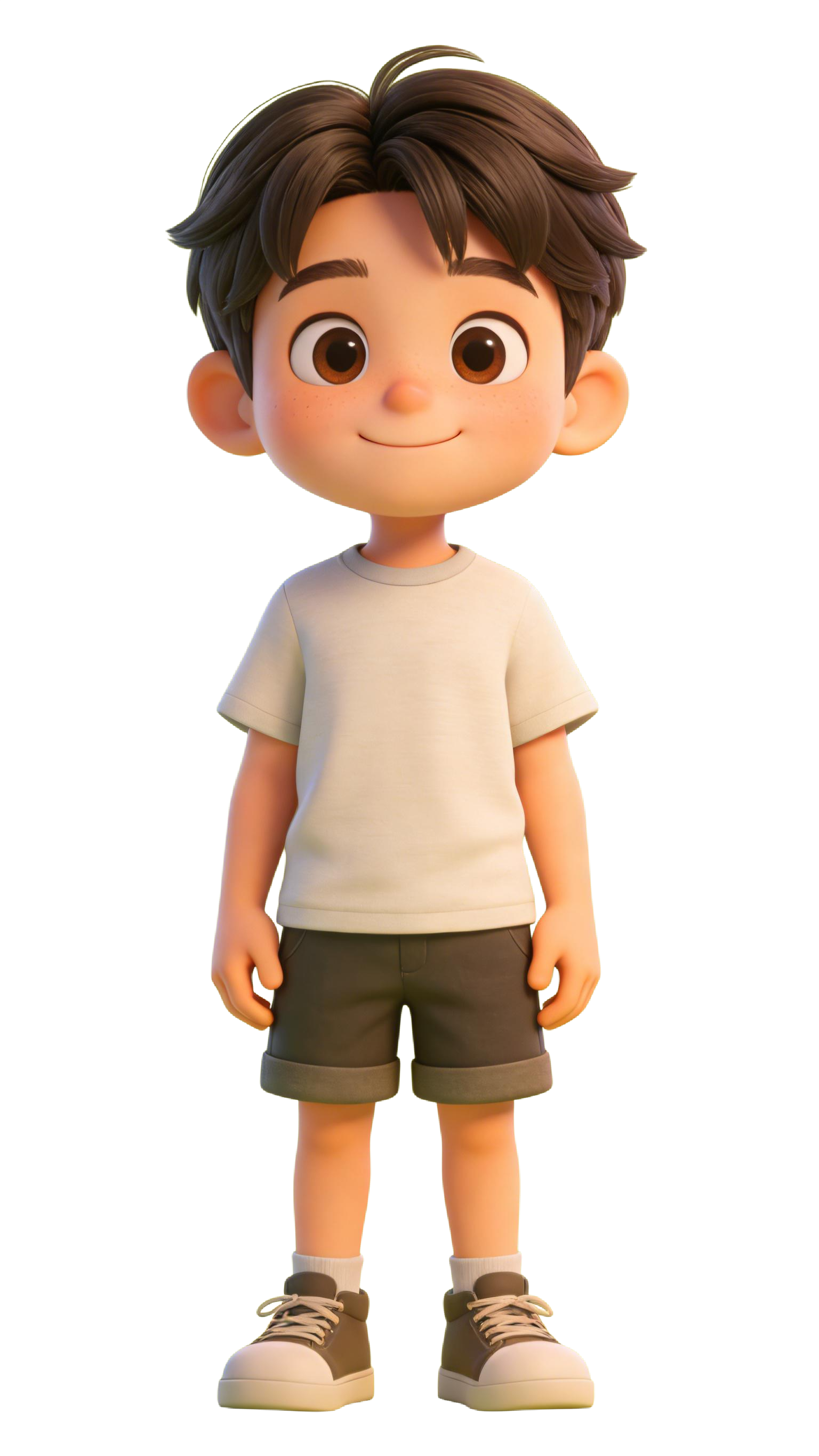3D 可爱卡通系列男孩人物