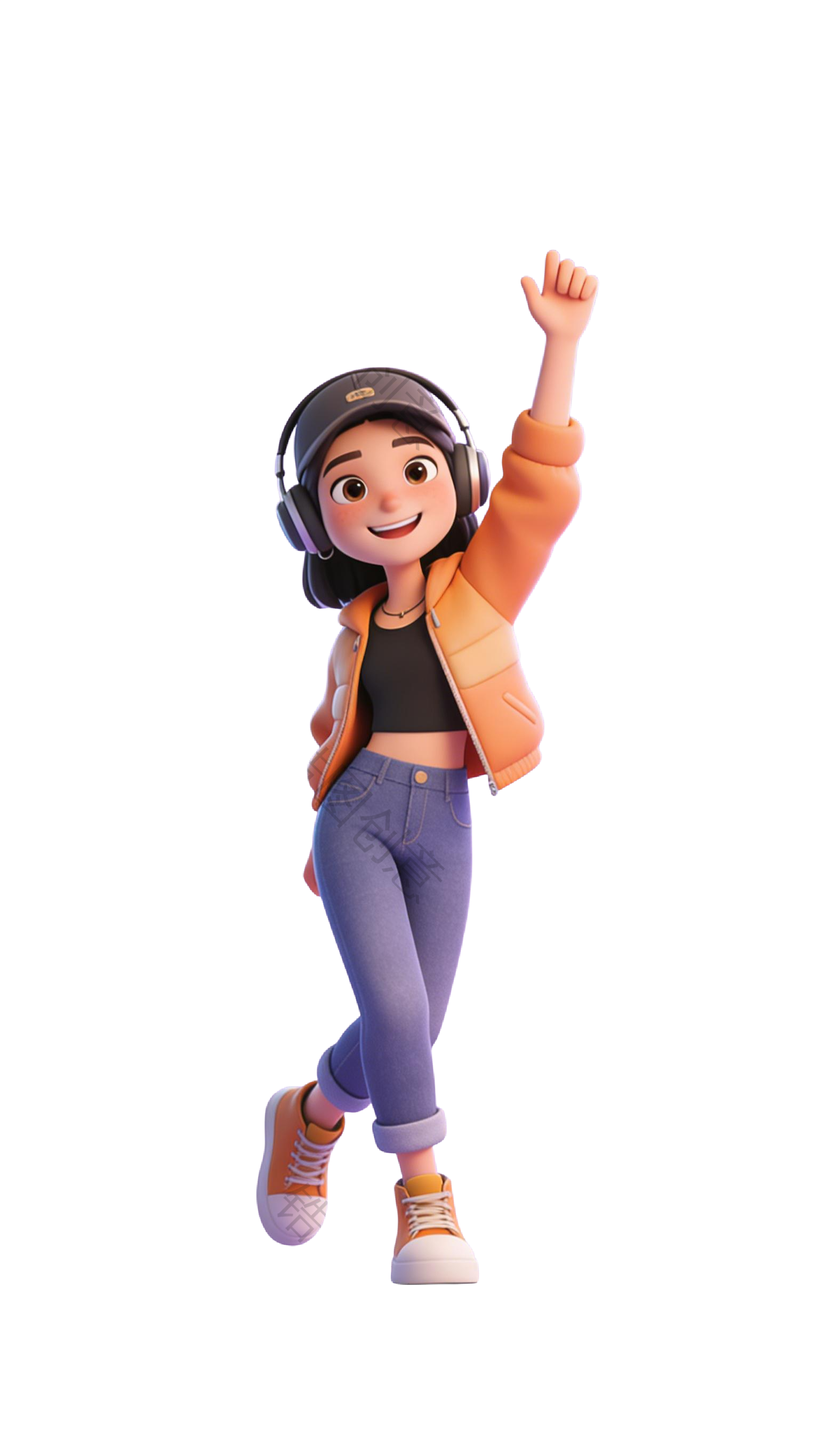 3D 卡通系列生活感人物元素