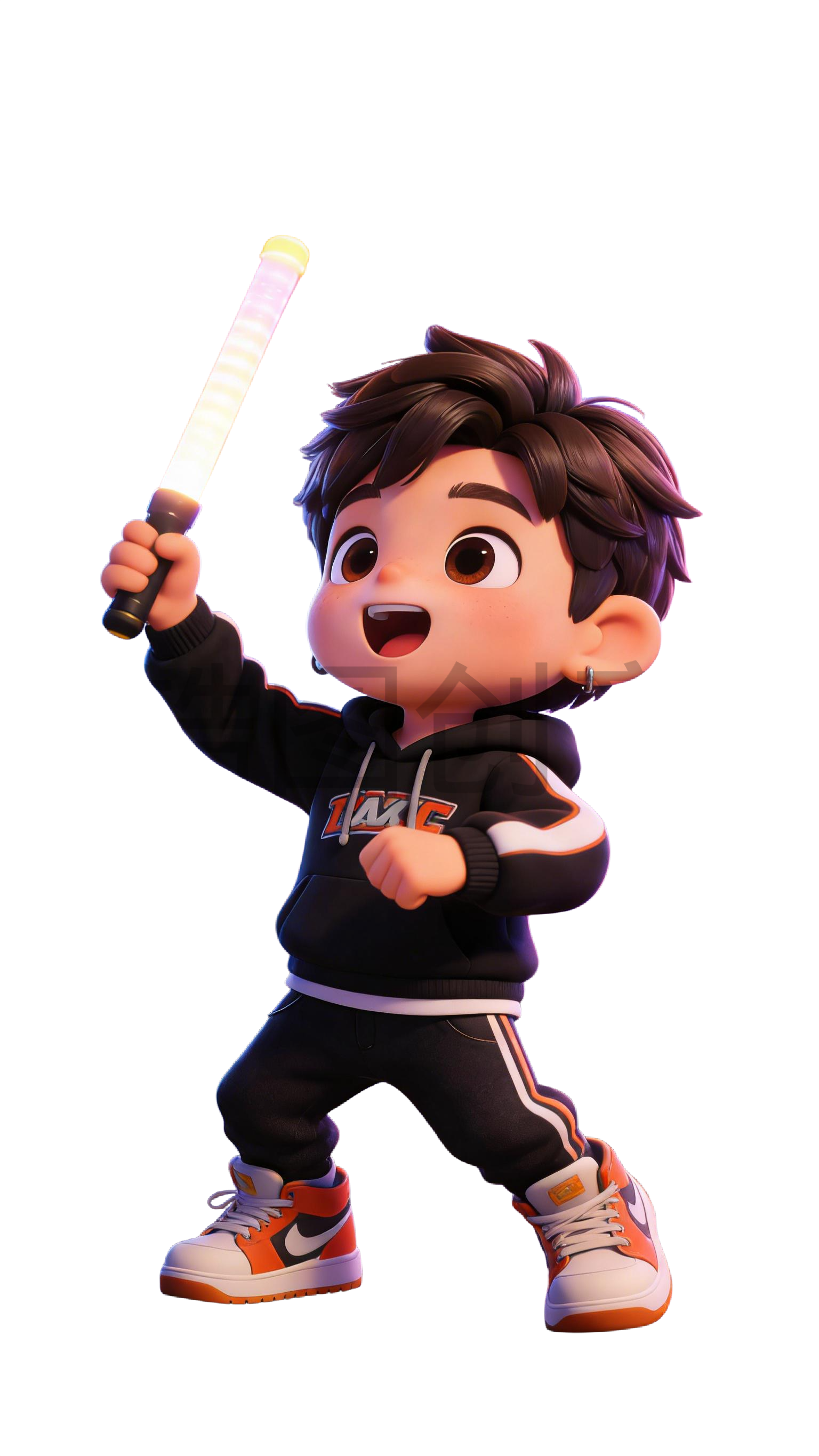 3D 可爱卡通系列男孩人物