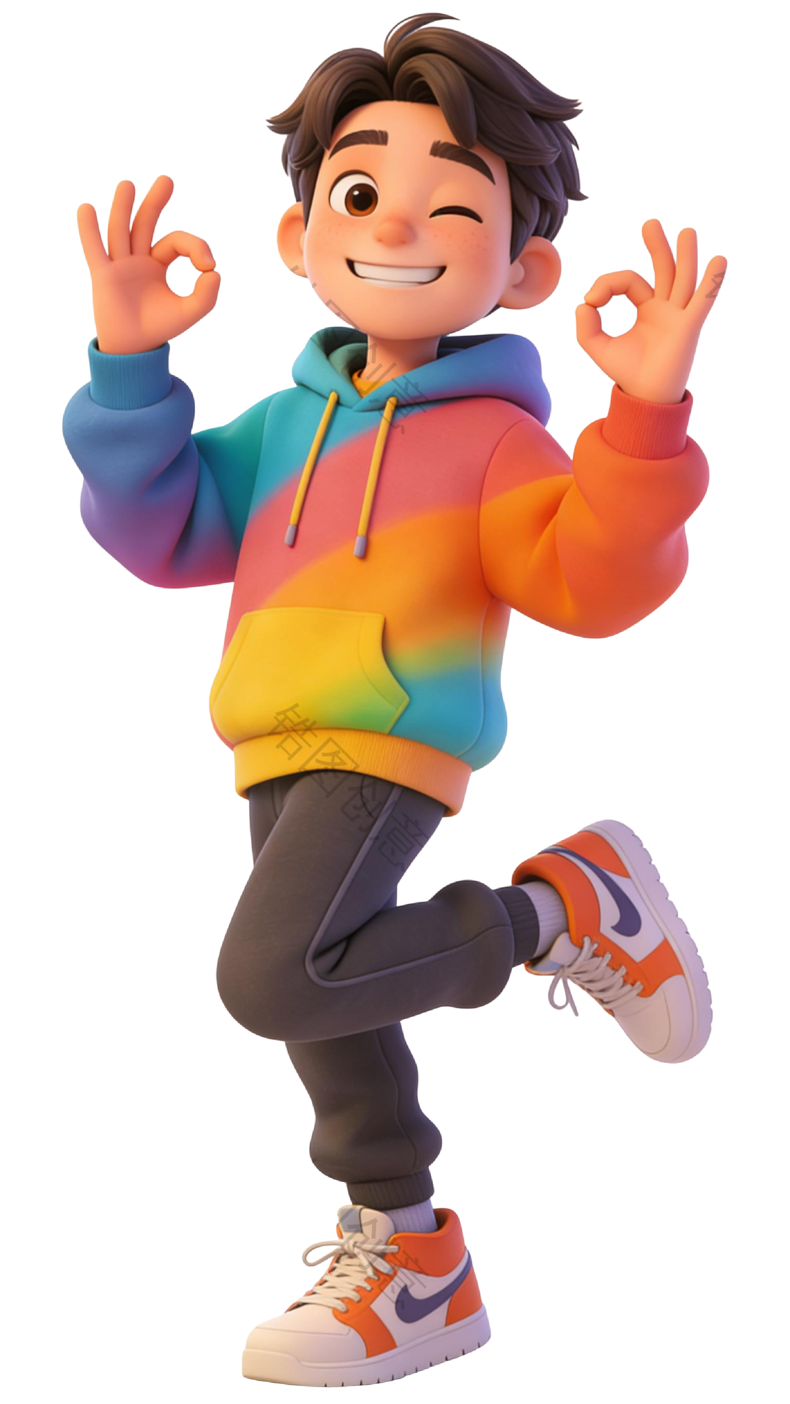 3D系列生活感 卡通人物元素