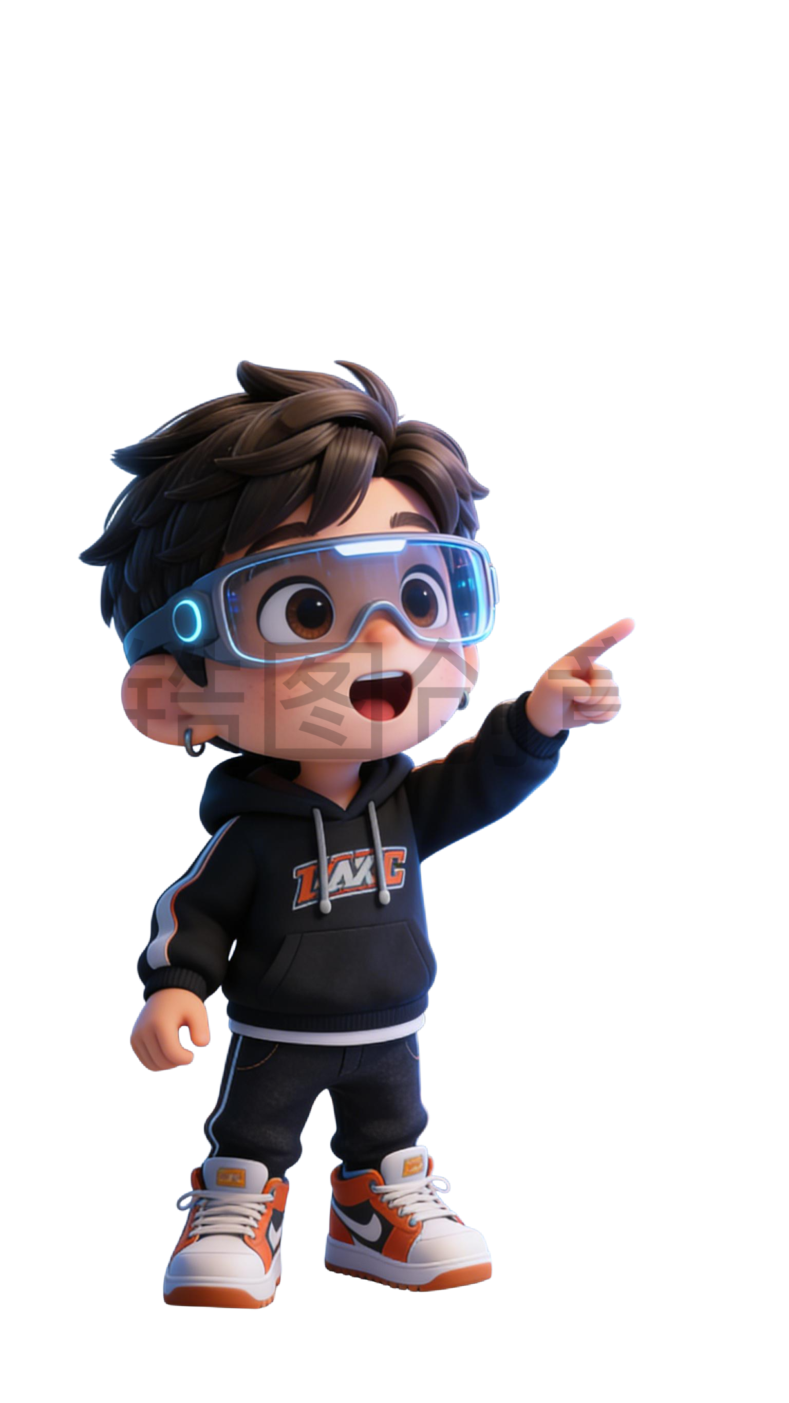 3D 可爱卡通系列男孩人物