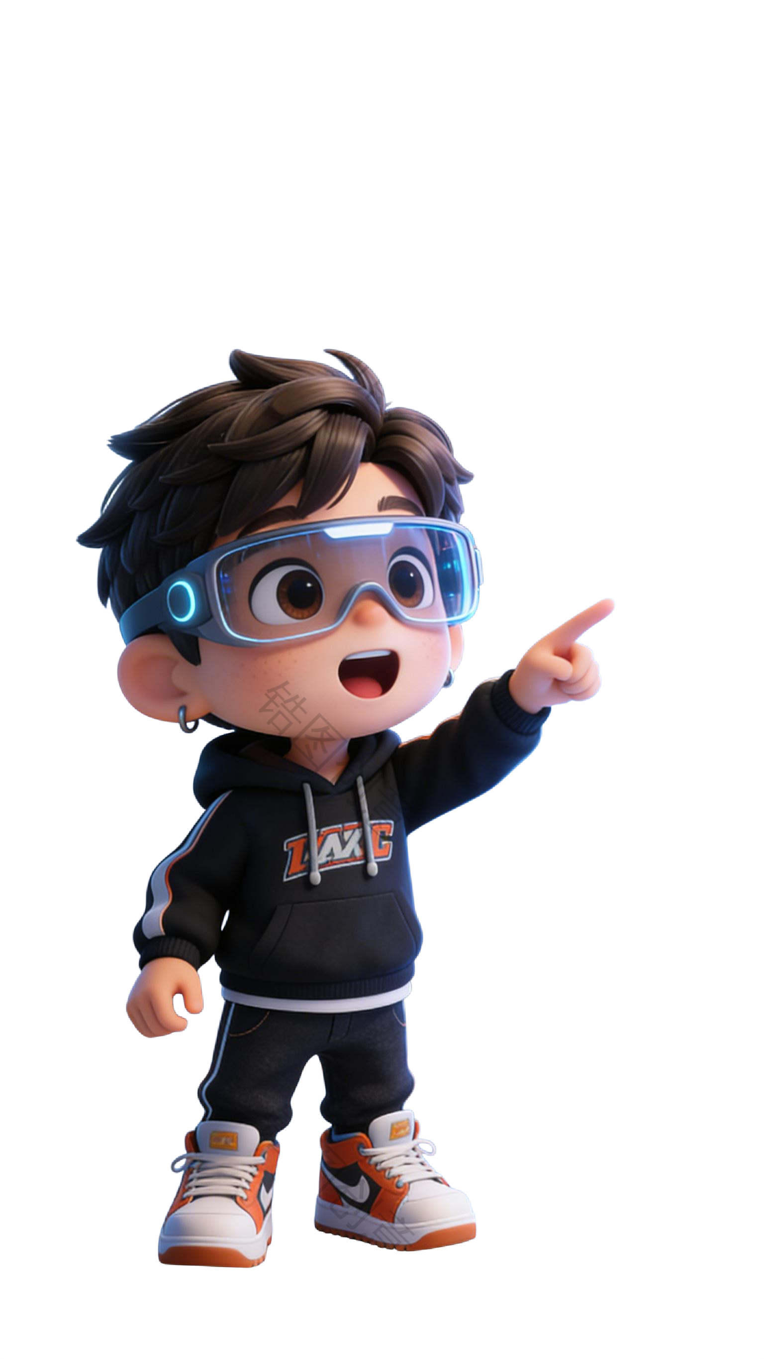 3D 可爱卡通系列男孩人物