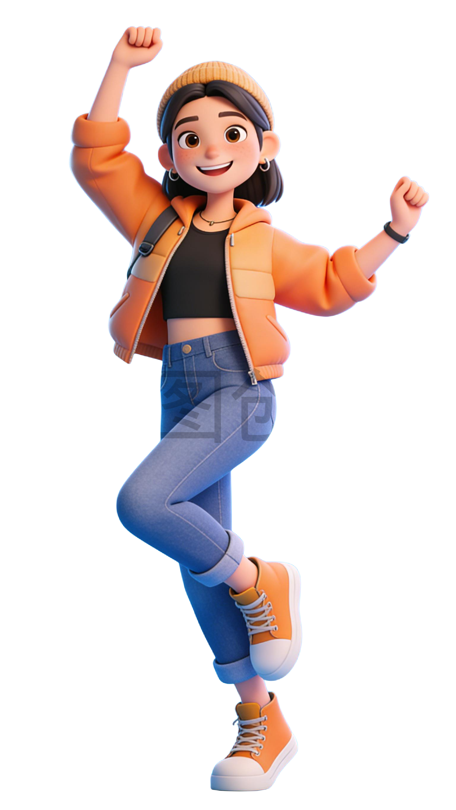 3D 卡通系列生活感人物元素