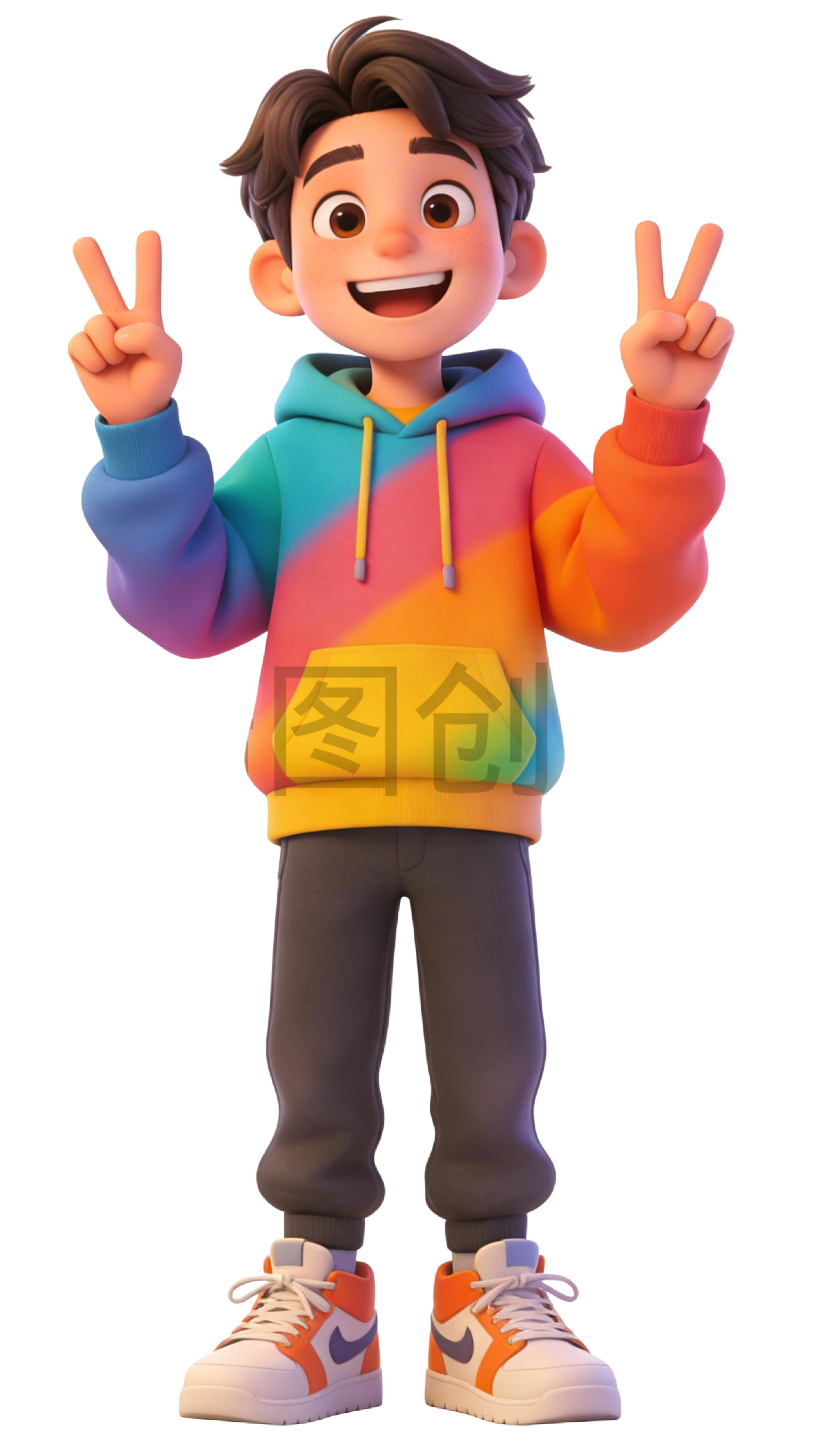 3D系列生活感 卡通人物元素