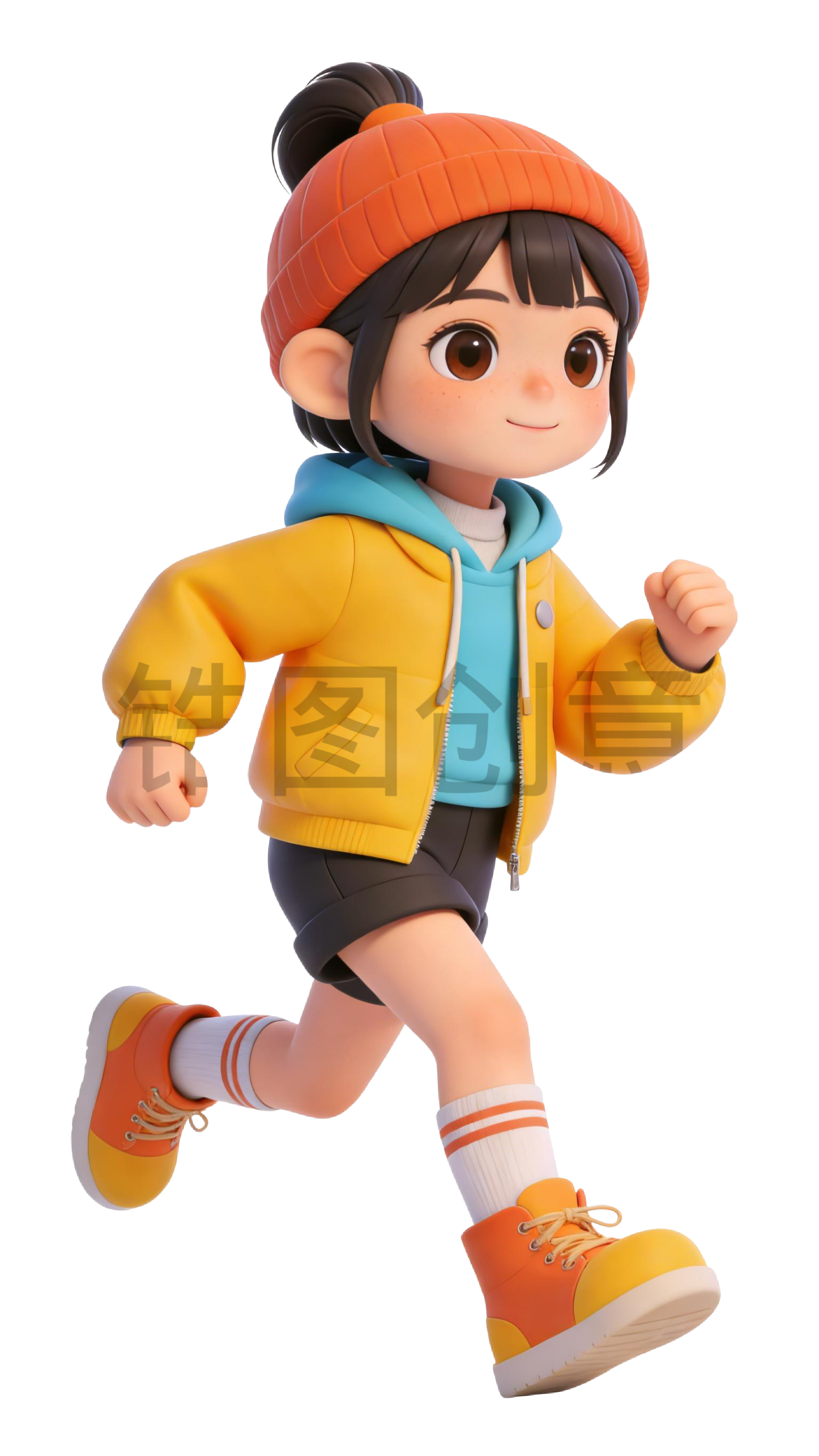 3D 卡通系列生活感人物元素