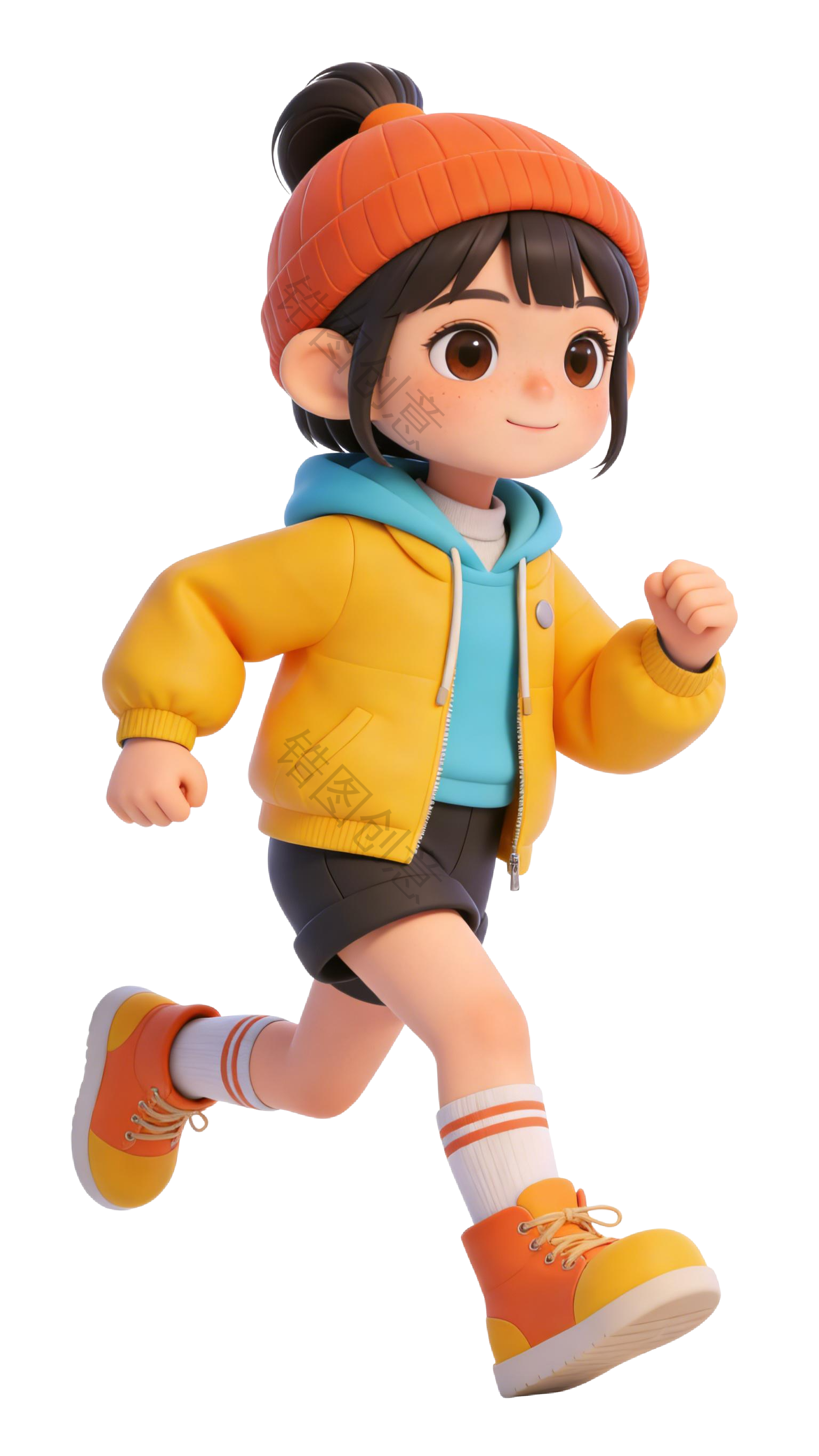 3D 卡通系列生活感人物元素