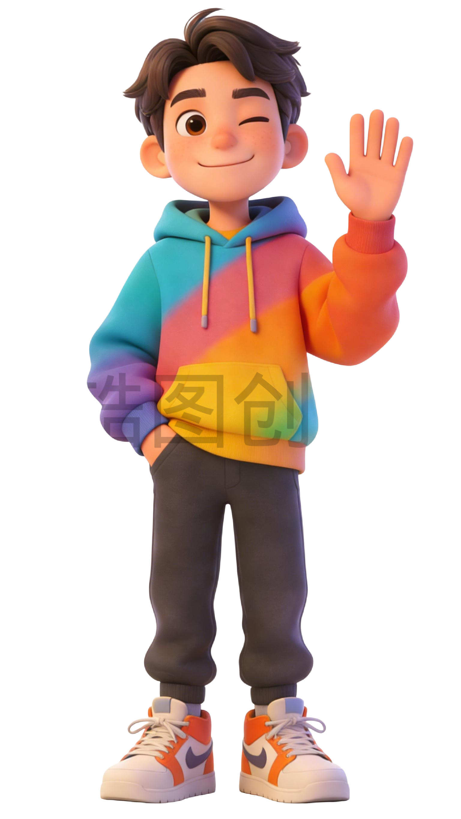 3D系列生活感 卡通人物元素