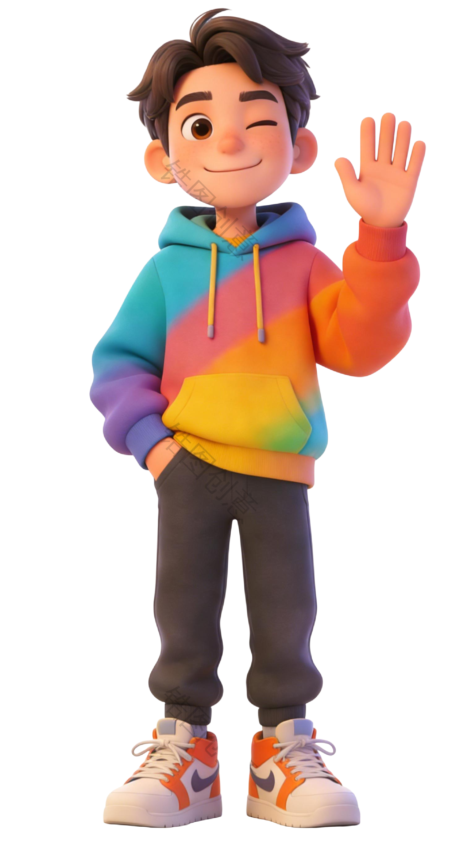 3D系列生活感 卡通人物元素