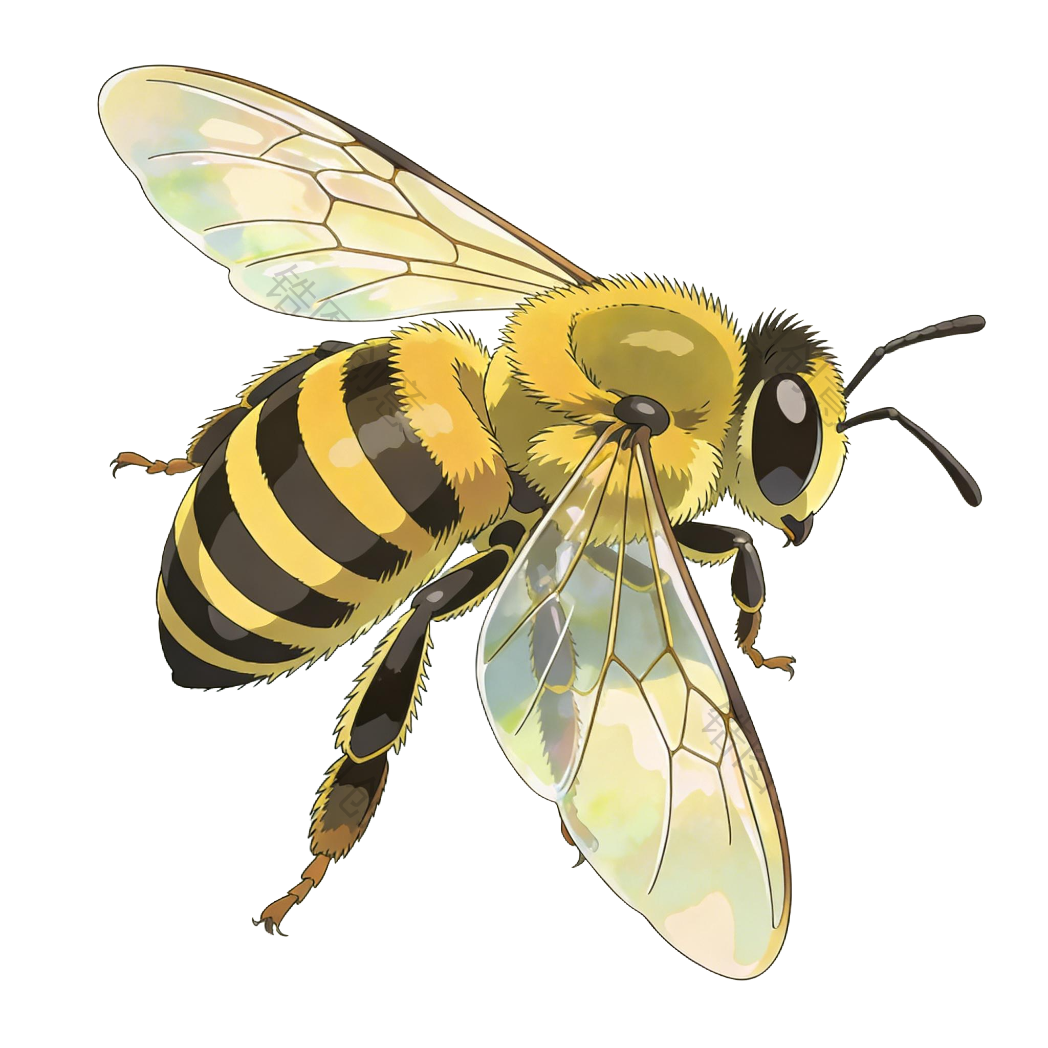蜜蜂插画元素