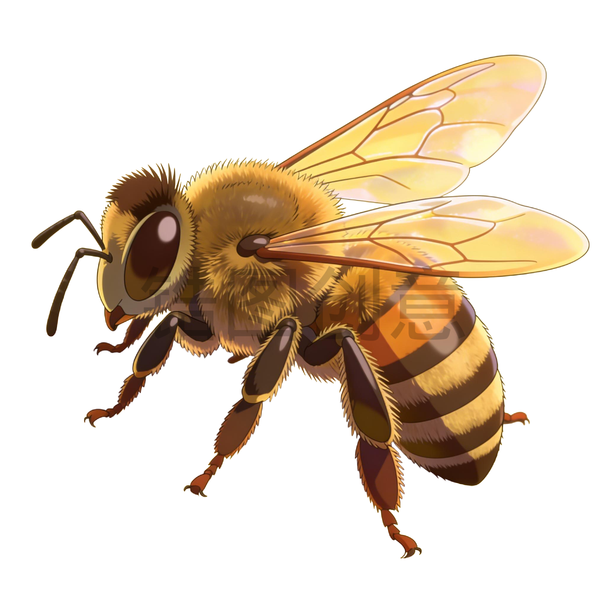 蜜蜂插画元素
