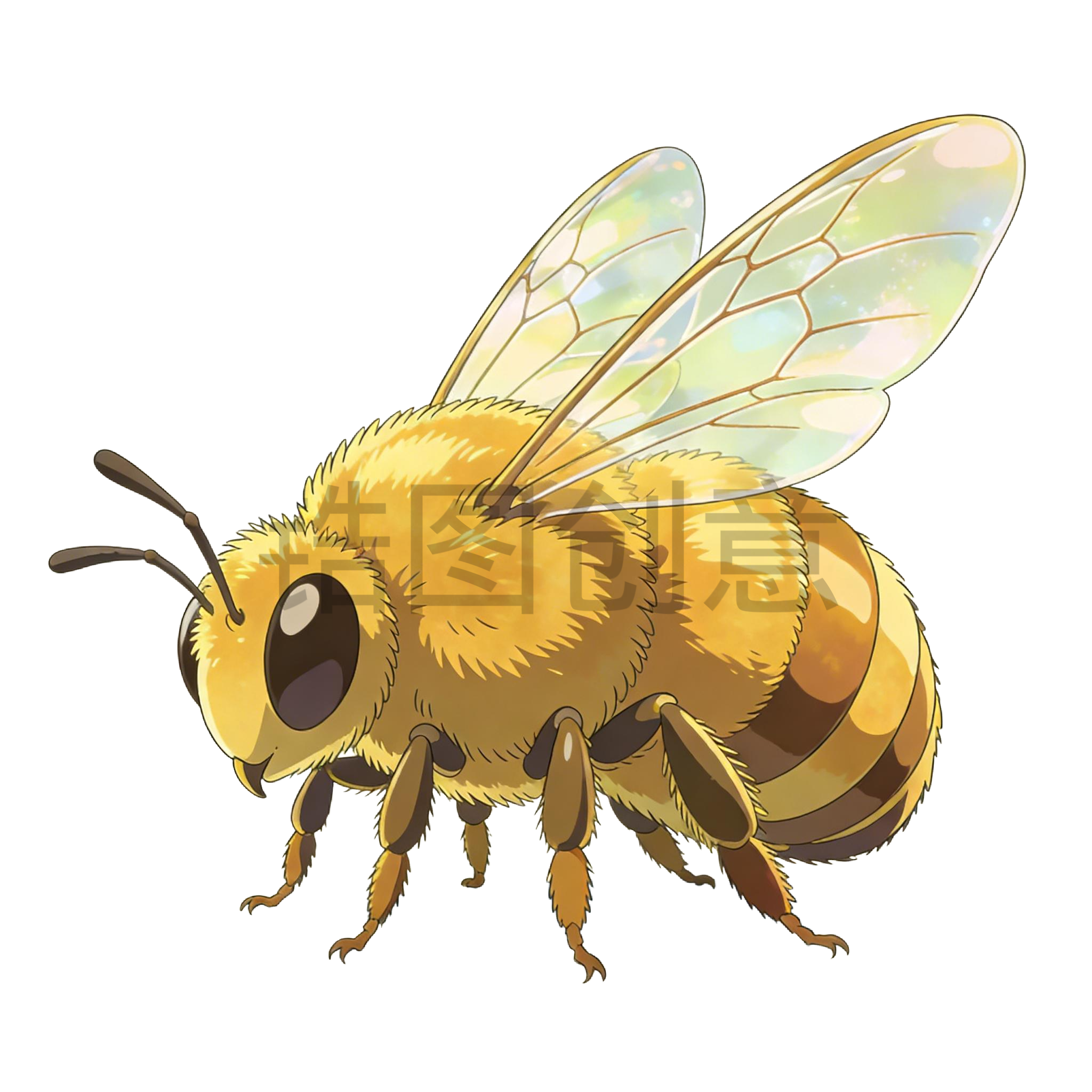 蜜蜂插画元素