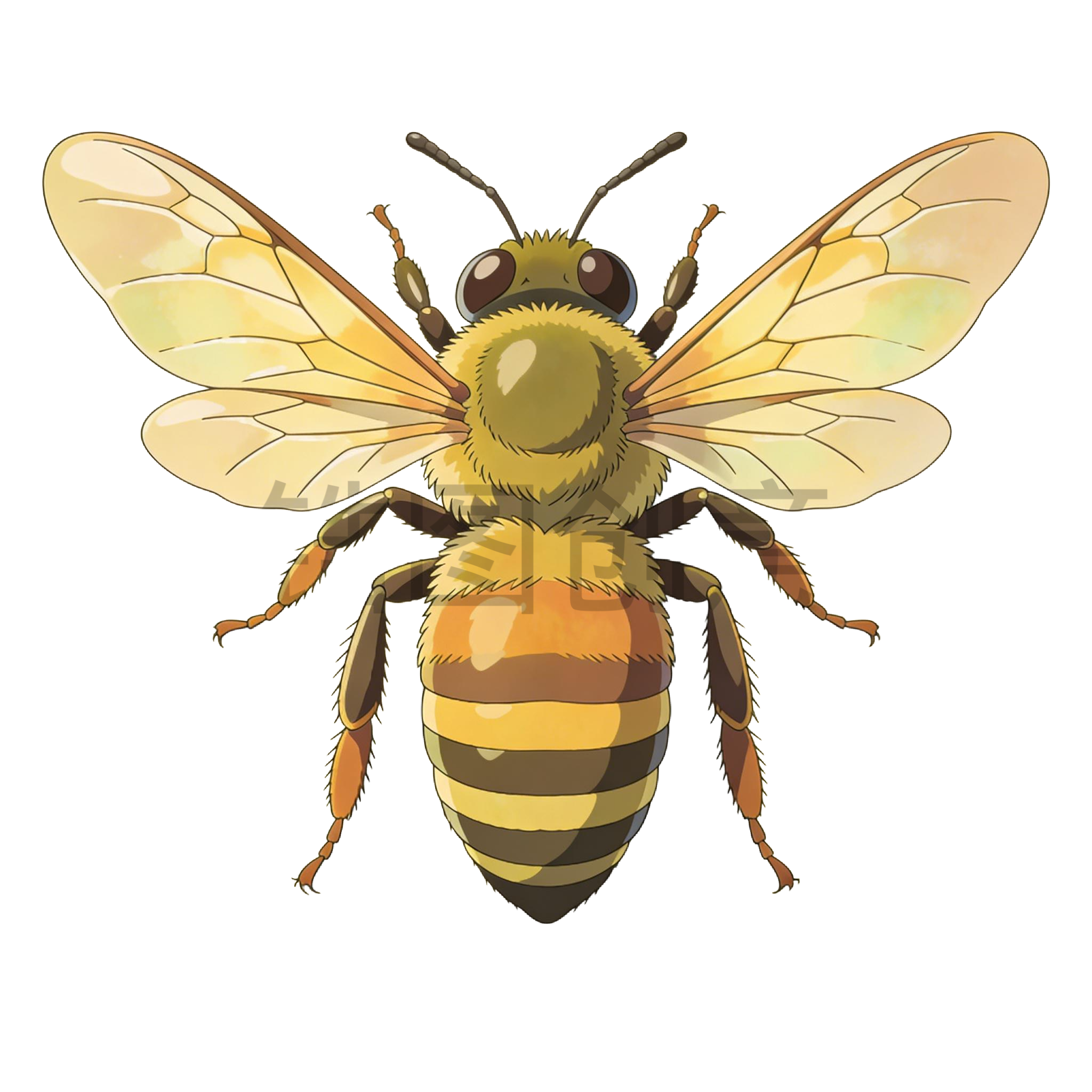 蜜蜂插画元素