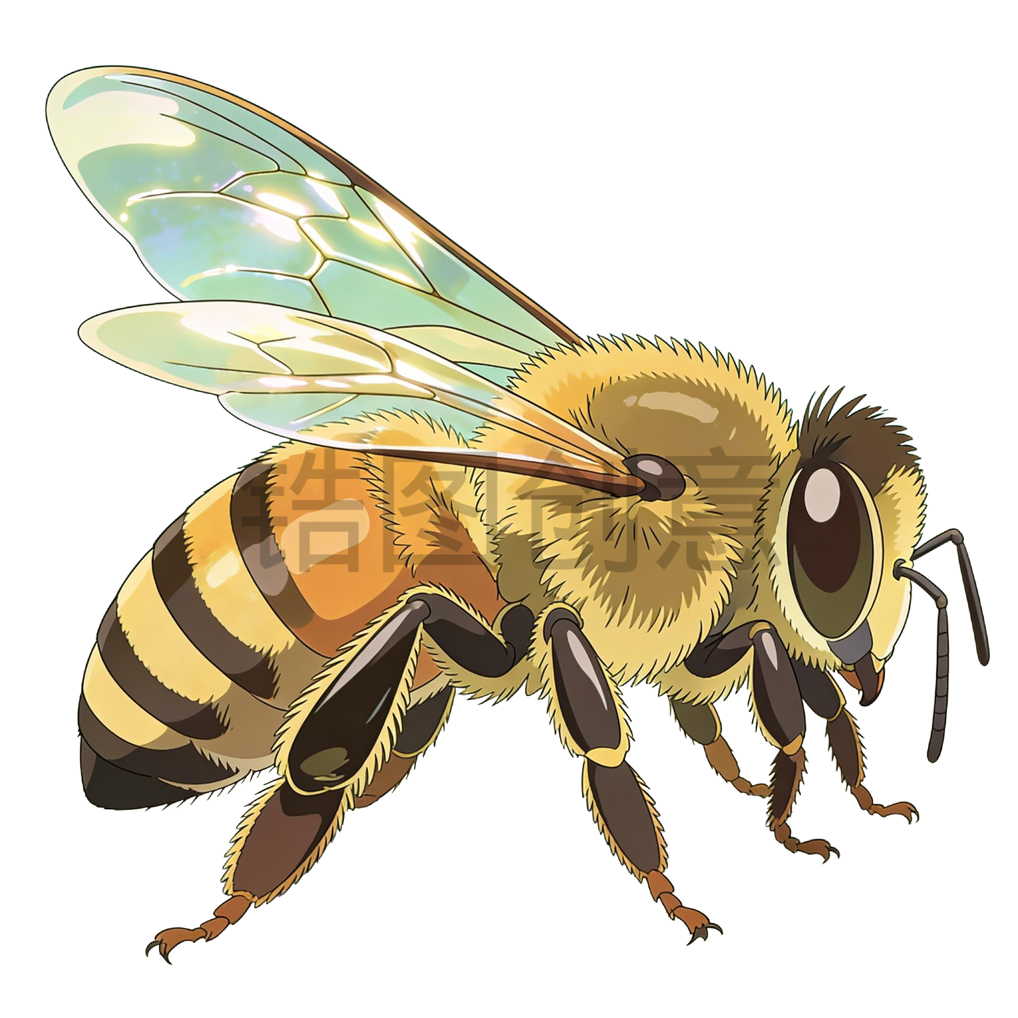 蜜蜂插画元素