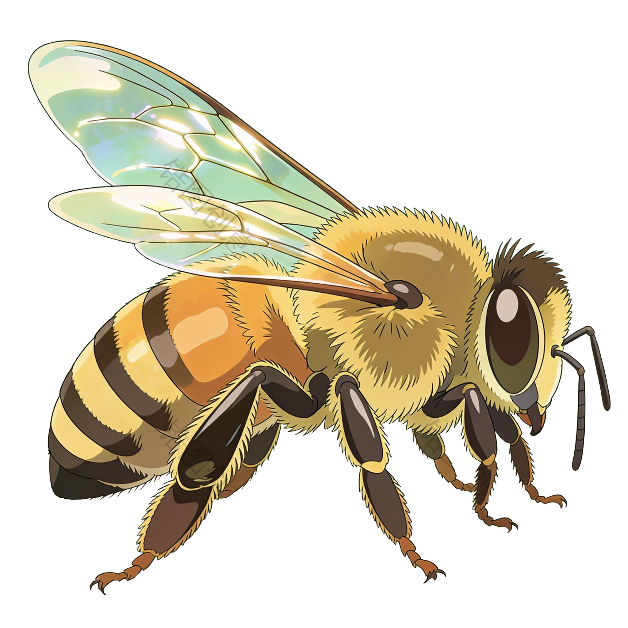 蜜蜂插画元素
